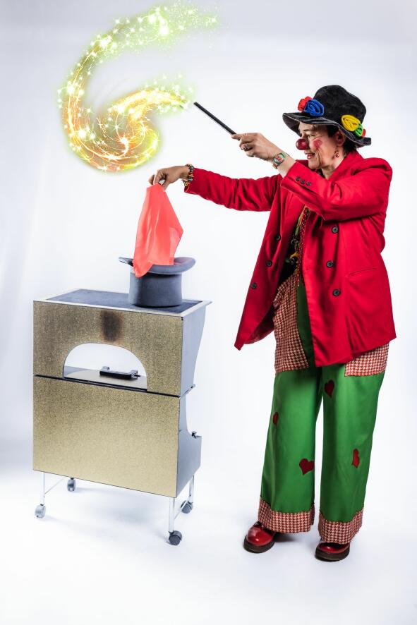 Zauber - Clown Gigeli begeistert alle Kinder von 4-10 Jahren