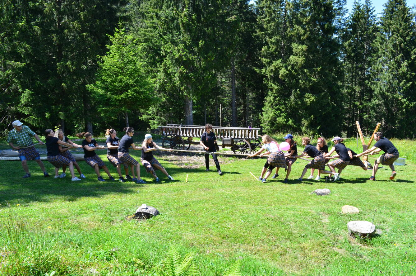 Highland Games im Schottenrock - Das ultimative Teamevent