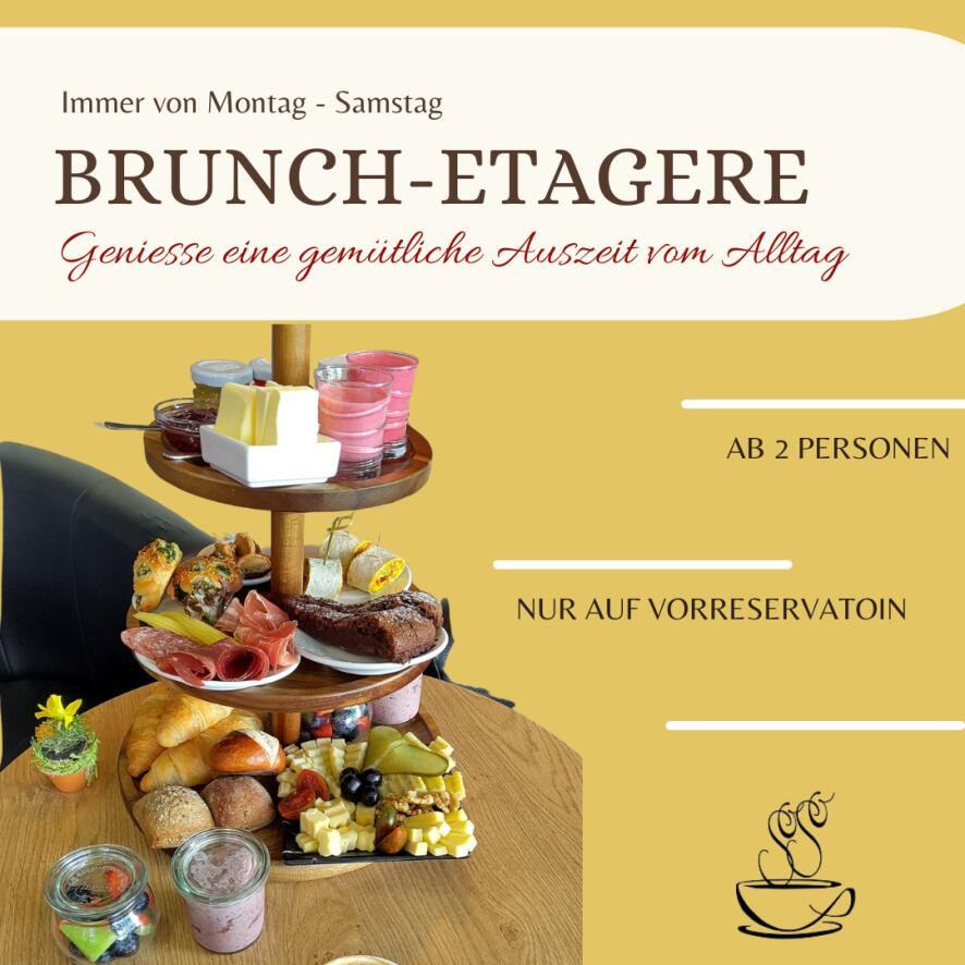 Brunch-Etagere von Montag - Samstag