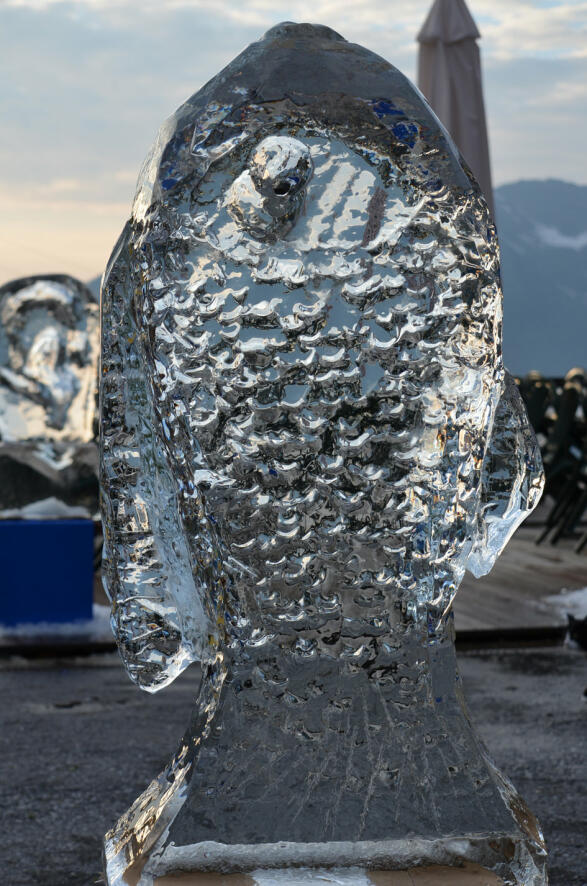 Eisschnitzen der kreative, erfrischende Teamevent der Extraklasse