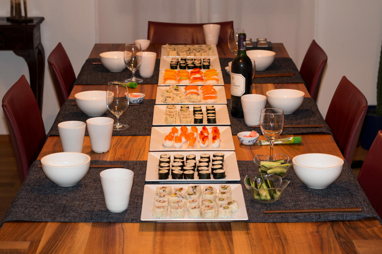 Sushi Kurs und Catering