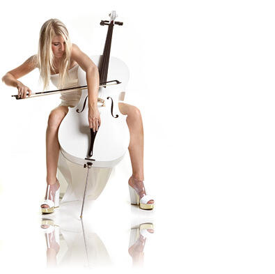 White Cello - Liz Schneider