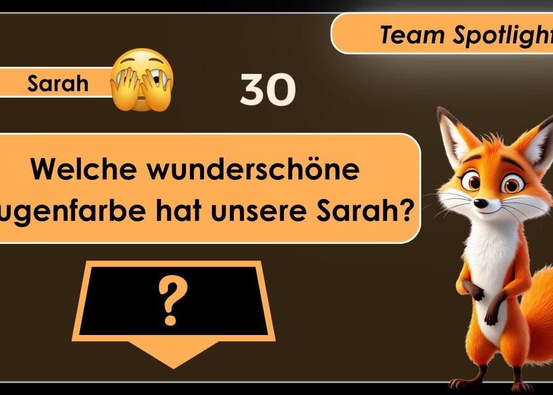 ... aber ihr auch? Nach unserem Event auf jeden Fall.