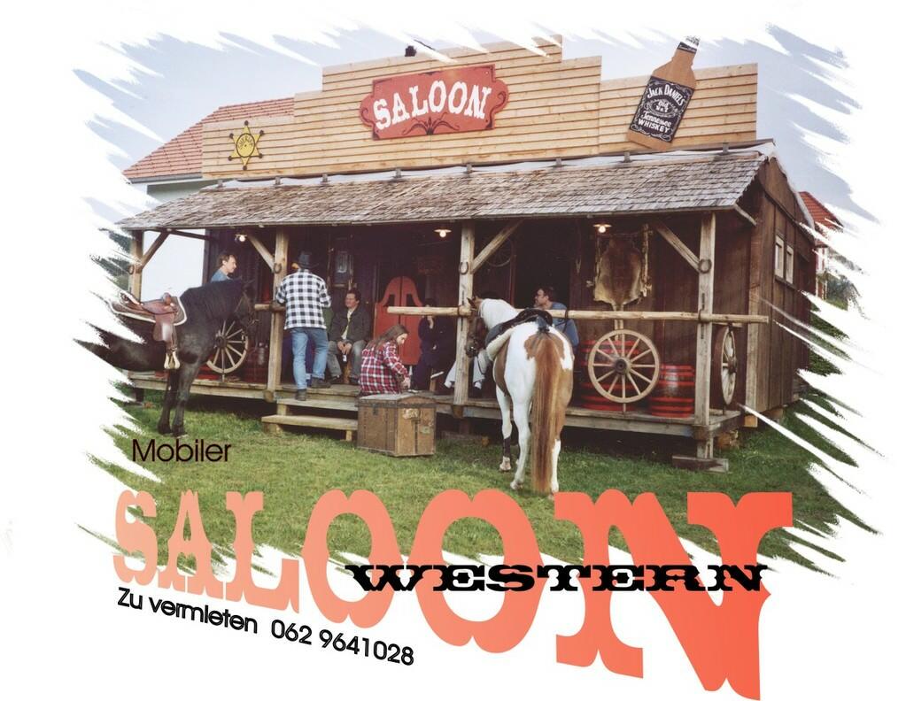 Vermietung mobiler Western-Saloon 