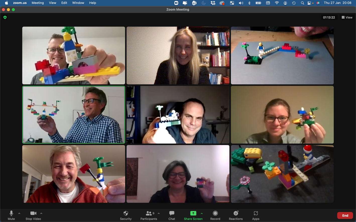 Remote & Hybrid team building with LEGO® Serious Play® Online