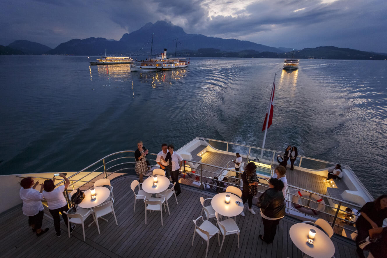 Eventschiff auf dem Vierwaldstättersee
