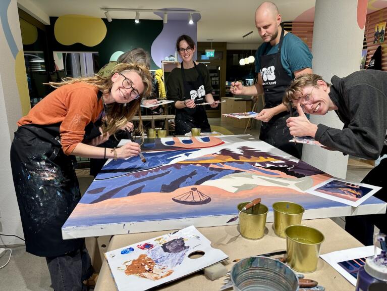 Artful Connections - THE CREATERY: Painting, Pottery & Prosecco