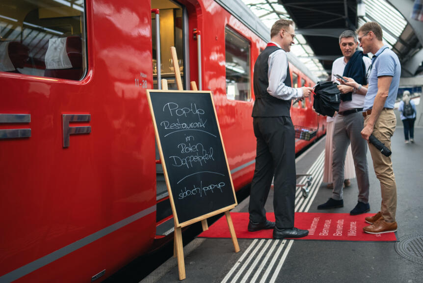 Ihr Event mit dem Zug - Charterzüge und -wagen.
