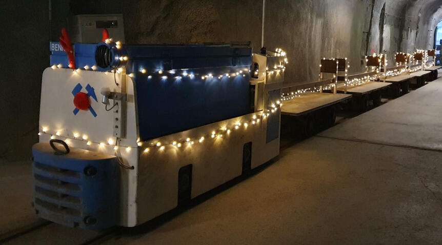 We are giving you a Christmas village!