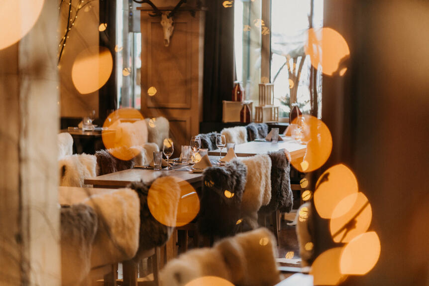 Christmas dinner at Hotel & Restaurant UTO KULM