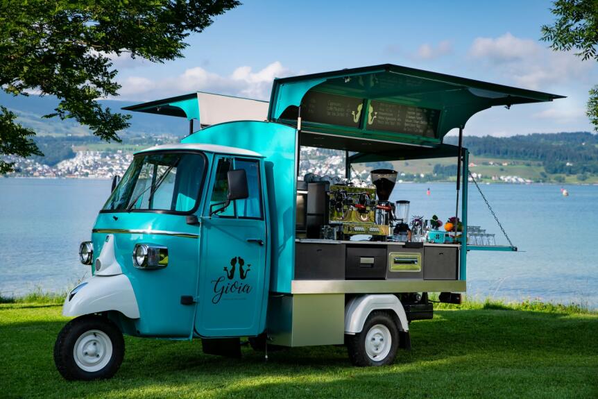 Piaggio Ape als Foodtruck - Cocktailbar - Coffetruck - Glacémobil