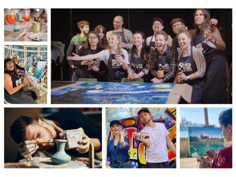 Artful Connections - THE CREATERY: Painting, Pottery & Prosecco