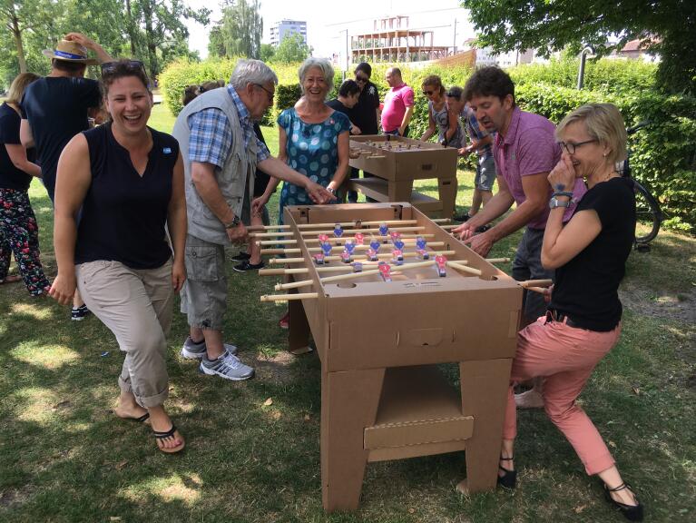 Tischfussball Workshop – Erst Tisch dann Tore machen!