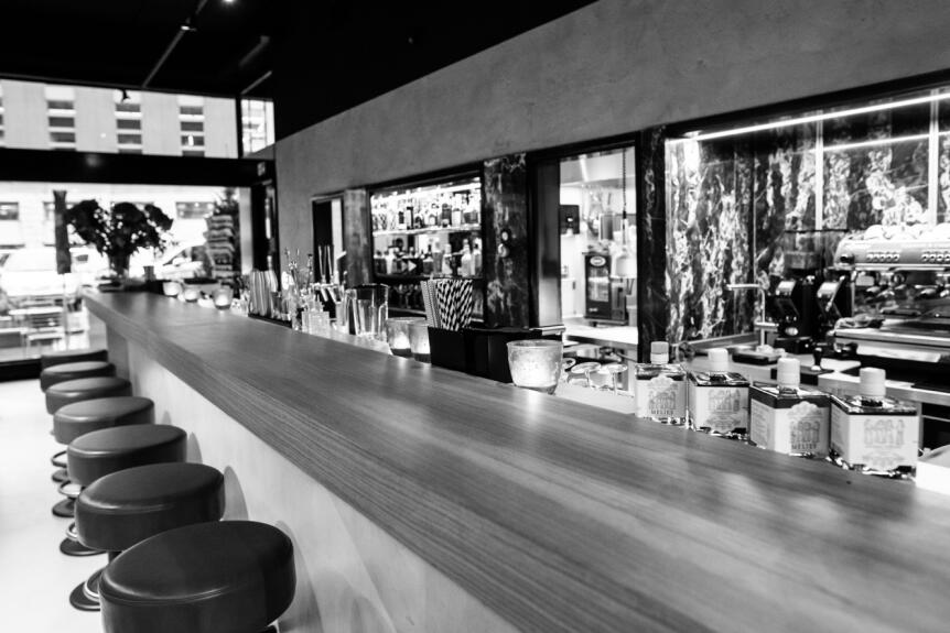 Café Bar Black 1966 in Zurich Seefeld