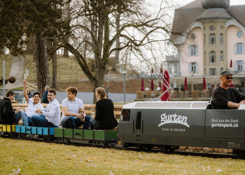 Isebahn-Apéro –  auf dem Gurten