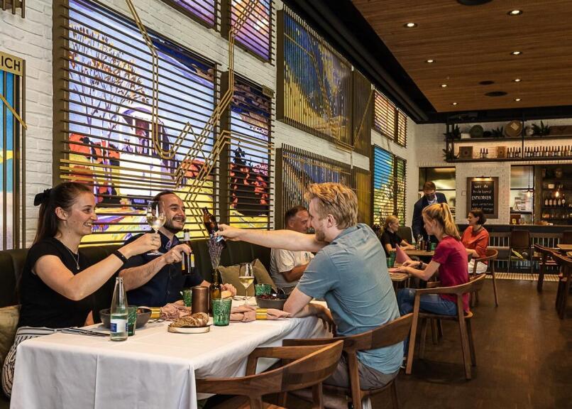 Frische Brasserie-Küche im Verkehrshaus Luzern