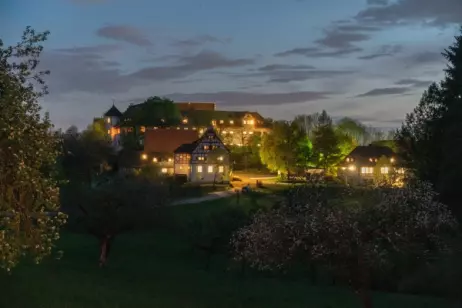 Stimmungsvoller Weihnachtsabend auf Schloss Hohenfels